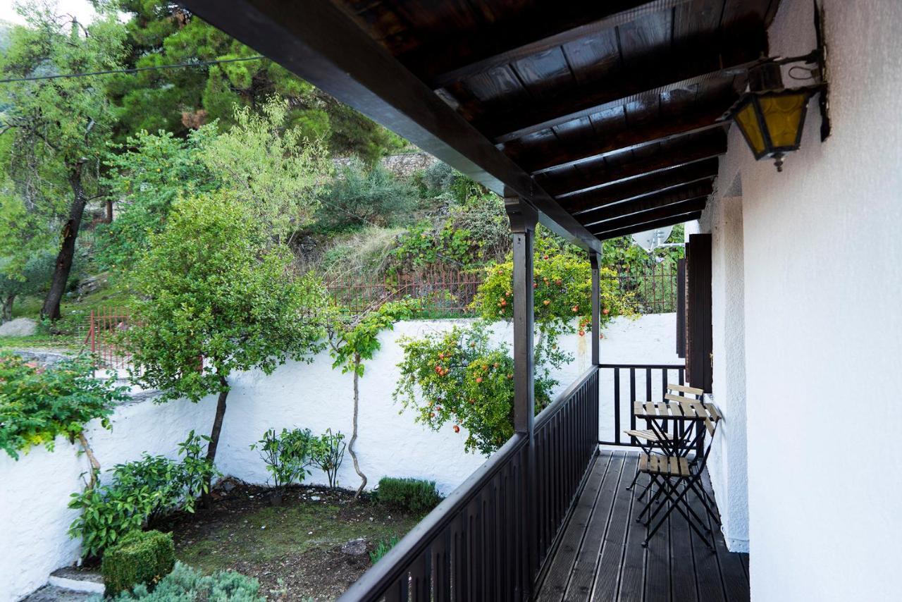 Dandy Villas Amfiklia - Pasithea - Stunning View - Fireplace - Parking Amfíklia Ngoại thất bức ảnh